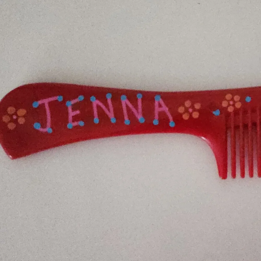 Wide-Tooth Comb Personalized: JENNA